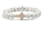 Stone Bead Cross Bracelet