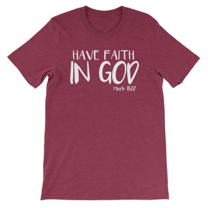 Have faith in God